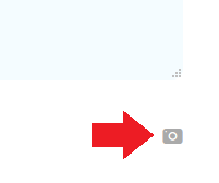 Ein Klick auf das Kamerasymbol unten rechts vom Eingabeformular erlaubt es euch Bilder hochzuladen, die automatisch in den Text eingefügt werden.