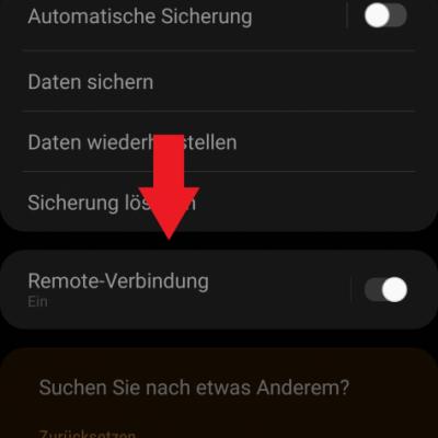 Schritt 1: Remote-Verbindung aktivieren und WLAN an beiden Geräten kontrollieren