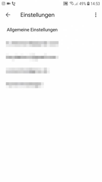 Schritt 3: Allgemeine Einstellungen