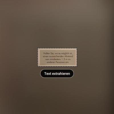 Schritt 4: Text extrahieren auswählen