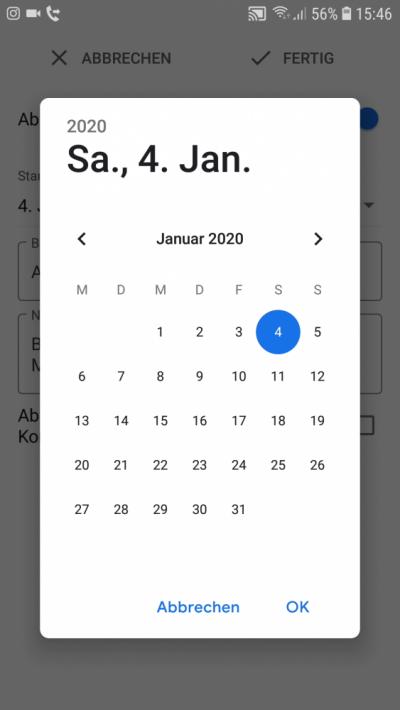 Schritt 4: Antwort verfassen und Startdatum festlegen