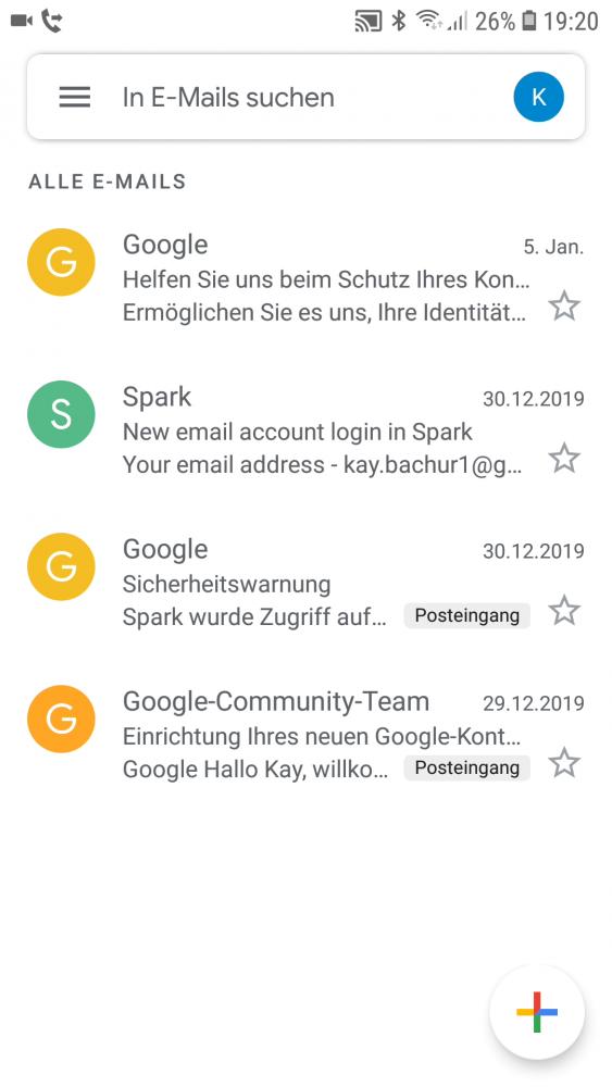 Schritt 3: Archivierte E-Mail suchen